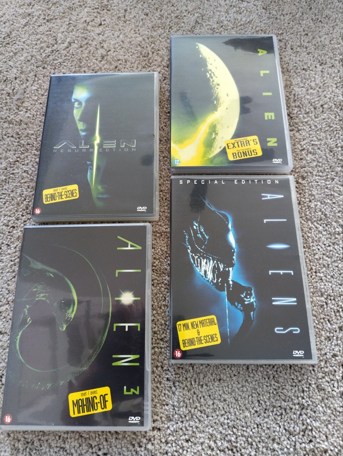 Alien Serie 4x DVD  - Sci-Fi Horror Klassiekers, Gebruikt, Vanaf 16 jaar, Nederlands, Ophalen of Verzenden