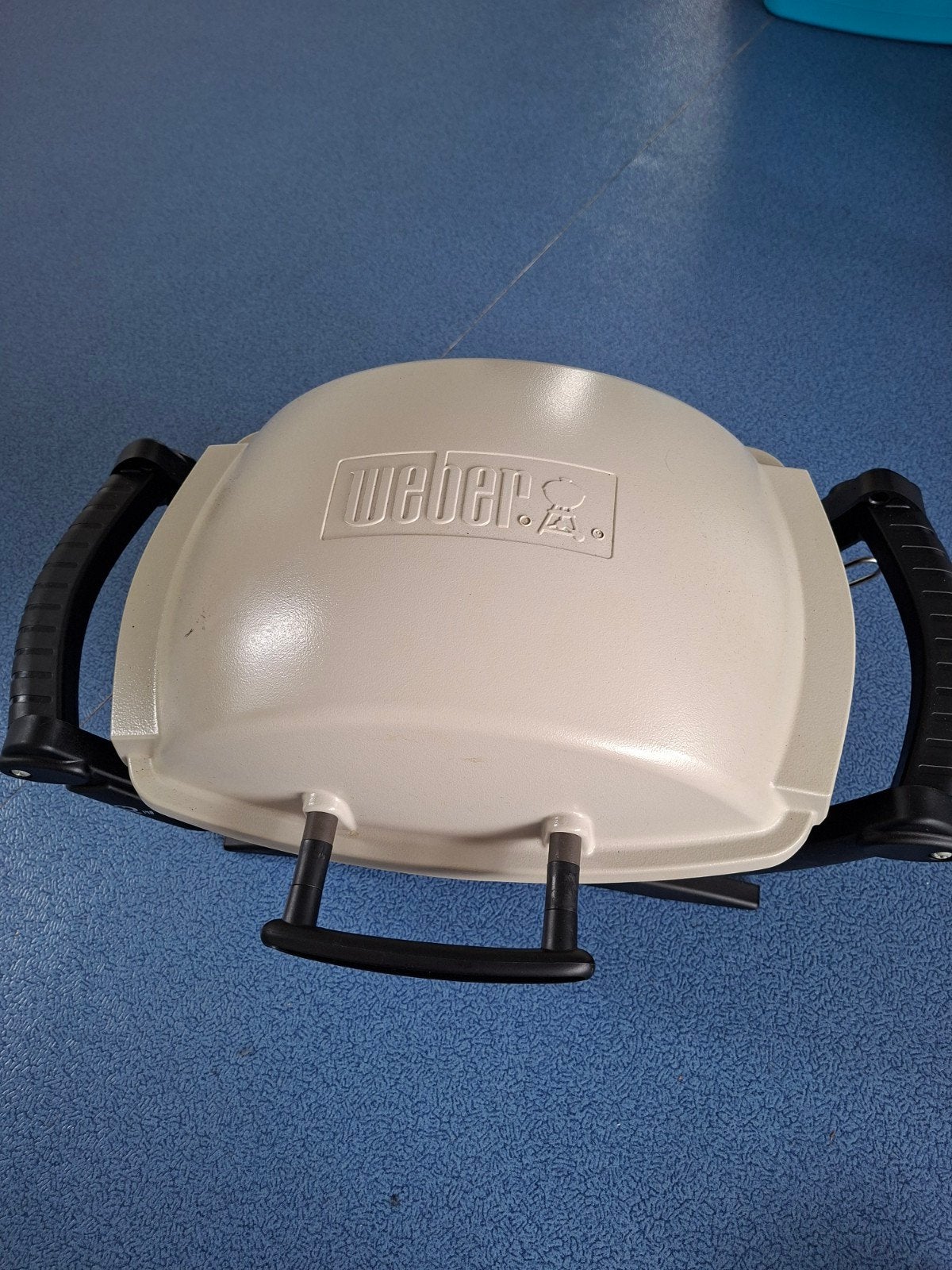 Weber Q140  elektrische barbecue, gebruikt maar werkt prima, Ophalen, Gebruikt, Weber