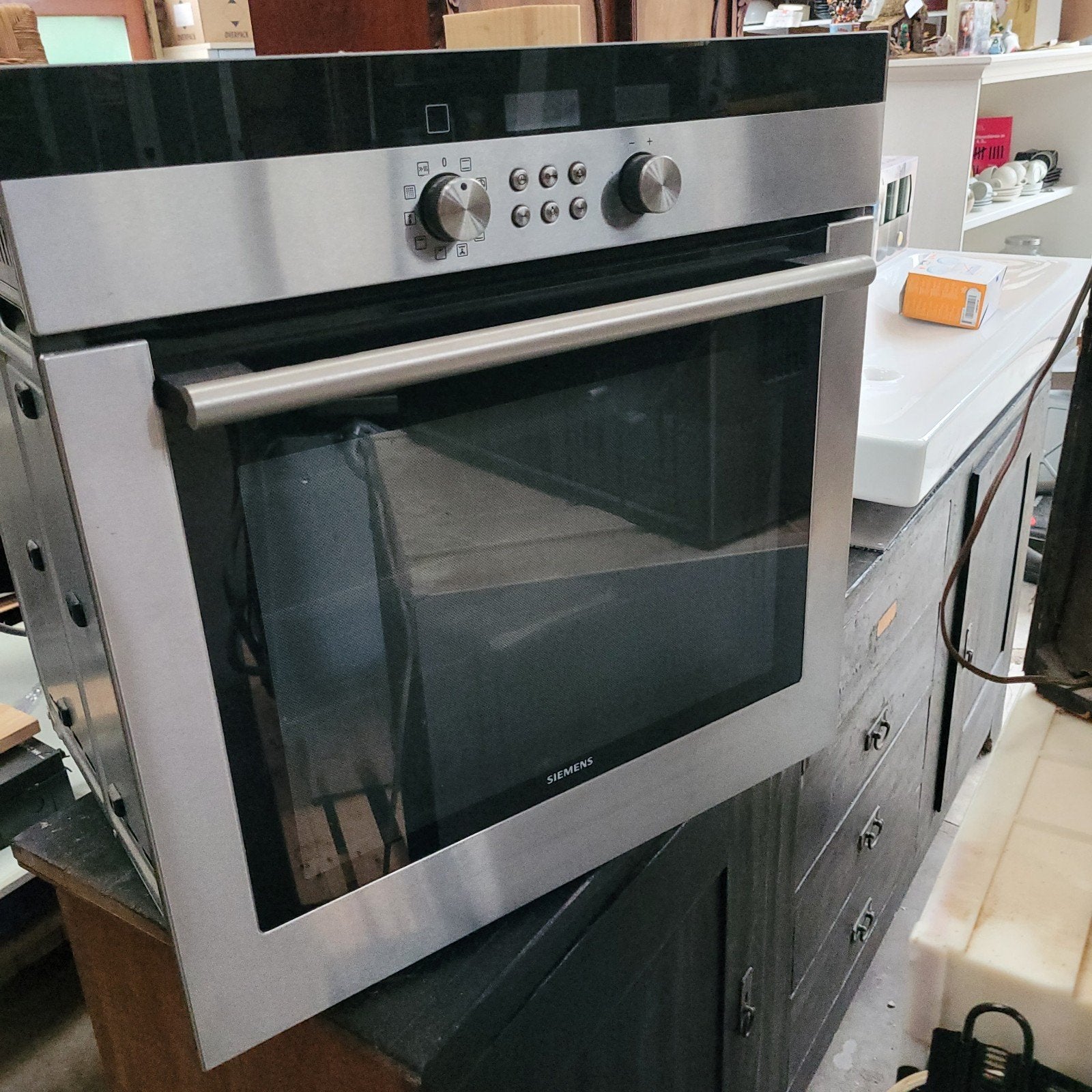 Siemens oven, Ophalen