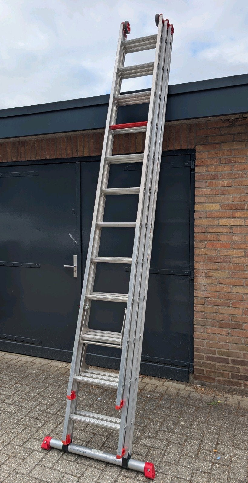 ALTREX SEL 3080,2x12/1x11,SCHUIFLADDER,LADDER,OPSTEEKLADDER,, Ophalen, Zo goed als nieuw, Ladder, Opvouwbaar of Inschuifbaar