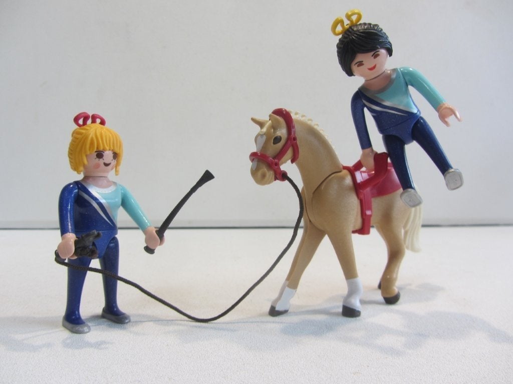 Playmobil Voltigeteam met paard – 6933, Ophalen, Gebruikt, Losse onderdelen