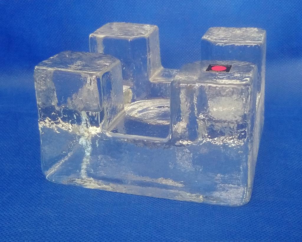Wiesenthalhütte (design in glas) - glazen theelicht, Overige typen, Ophalen of Verzenden, Overige stijlen, Glas