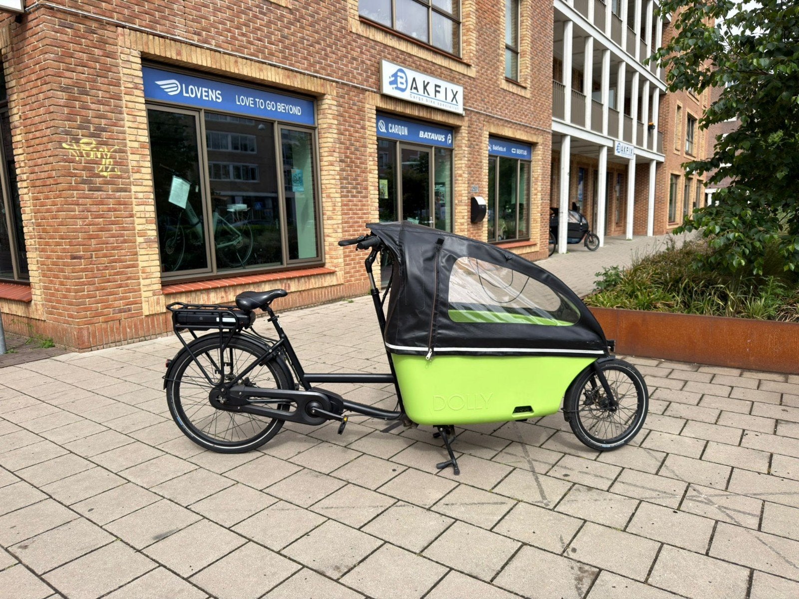 2dehands prachtige Dolly Bakfiets - inclusief huif, Overige merken, Huif, Onbekend, Ophalen of Verzenden