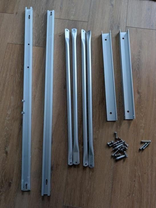 Robuust Aluminium Montageframe voor Zonnepaneel, Ophalen, Gebruikt, 250 mm of meer, Overige typen