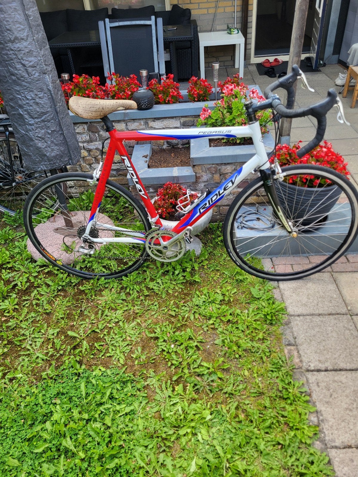 Rode Ridley Race Fiets, 28 inch, Gebruikt, Aluminium, Meer dan 20 versnellingen