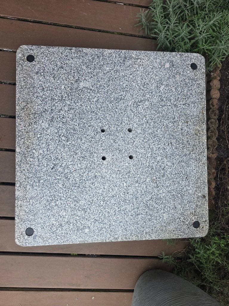 Parasolvoet Graniet met Wielen, Tuin en Terras, Ophalen of Verzenden, Nieuw, Minder dan 1 meter, Parasolvoet