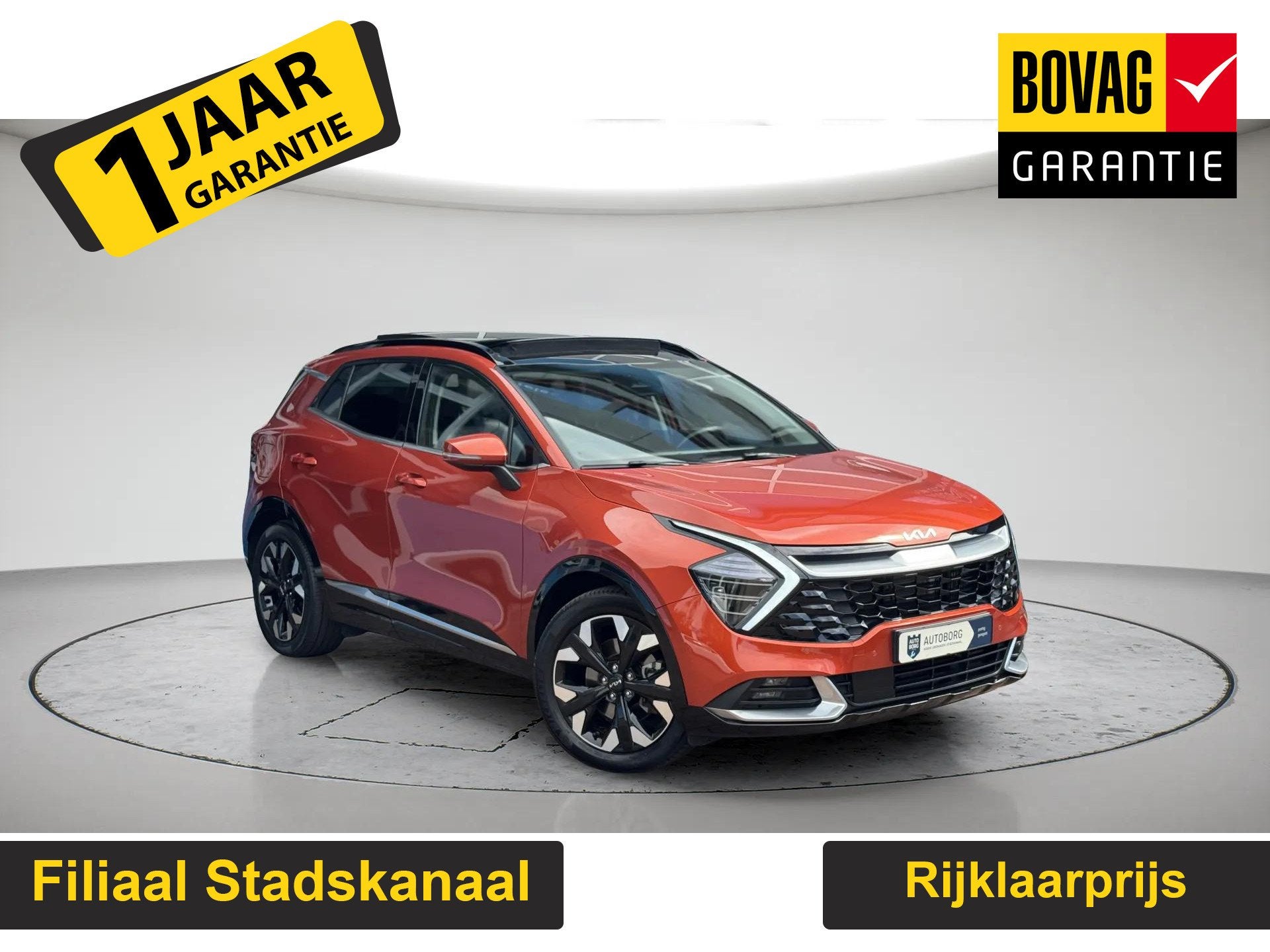 Kia Sportage 1.6 T-GDi Plug-in Hybrid AWD DynamicPlusLine, Auto's, Gebruikt, Overige kleuren, Adaptive Cruise Control, Bedrijf