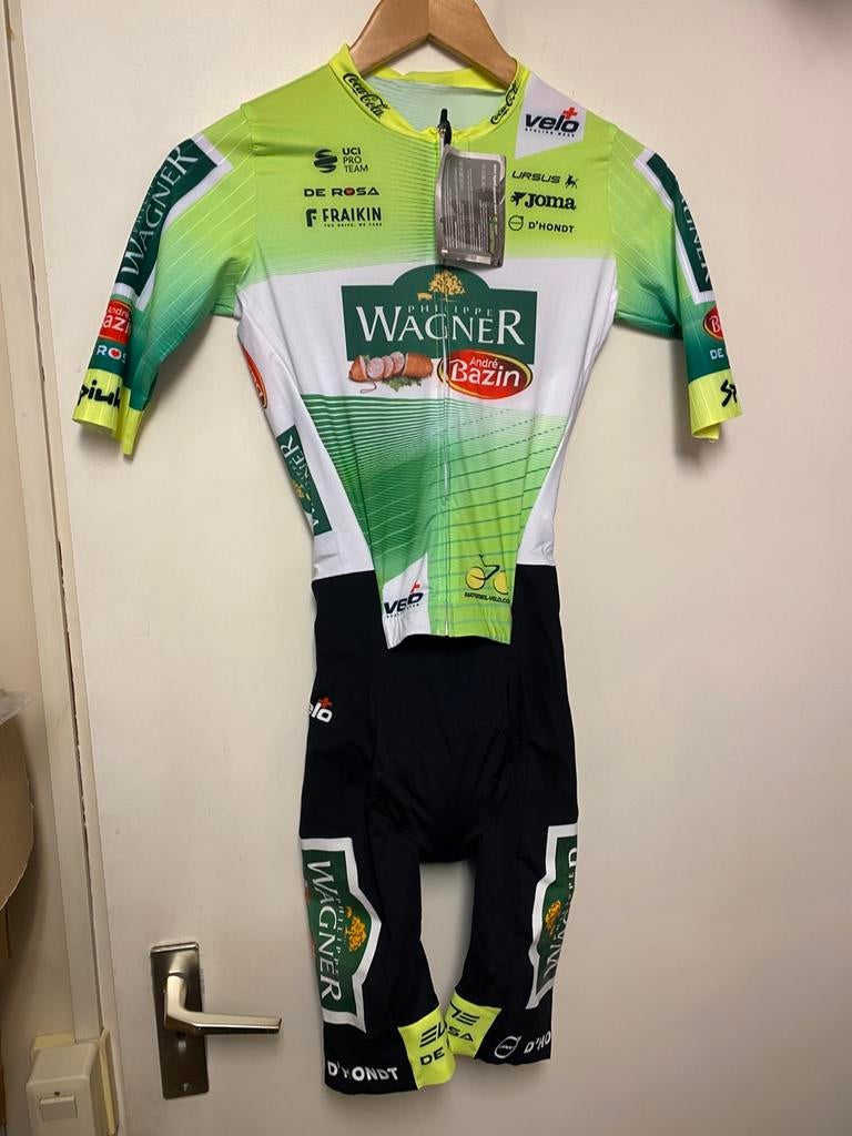 Orgineel sprintpak team wagner bazin nieuw! XS, Fietsen en Brommers, Fietsaccessoires | Fietskleding, XS, Heren, ., Nieuw