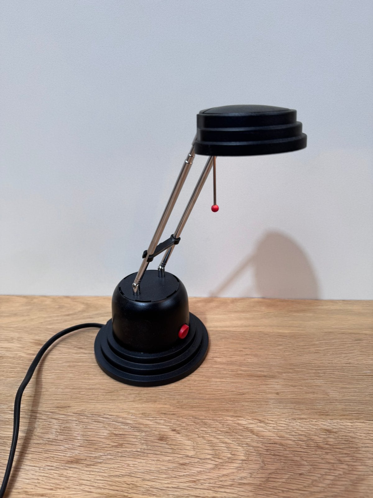 Vintage ‘Massive’ telescopische bureaulamp, Bureaulamp, Overige merken, Vintage, Ophalen of Verzenden