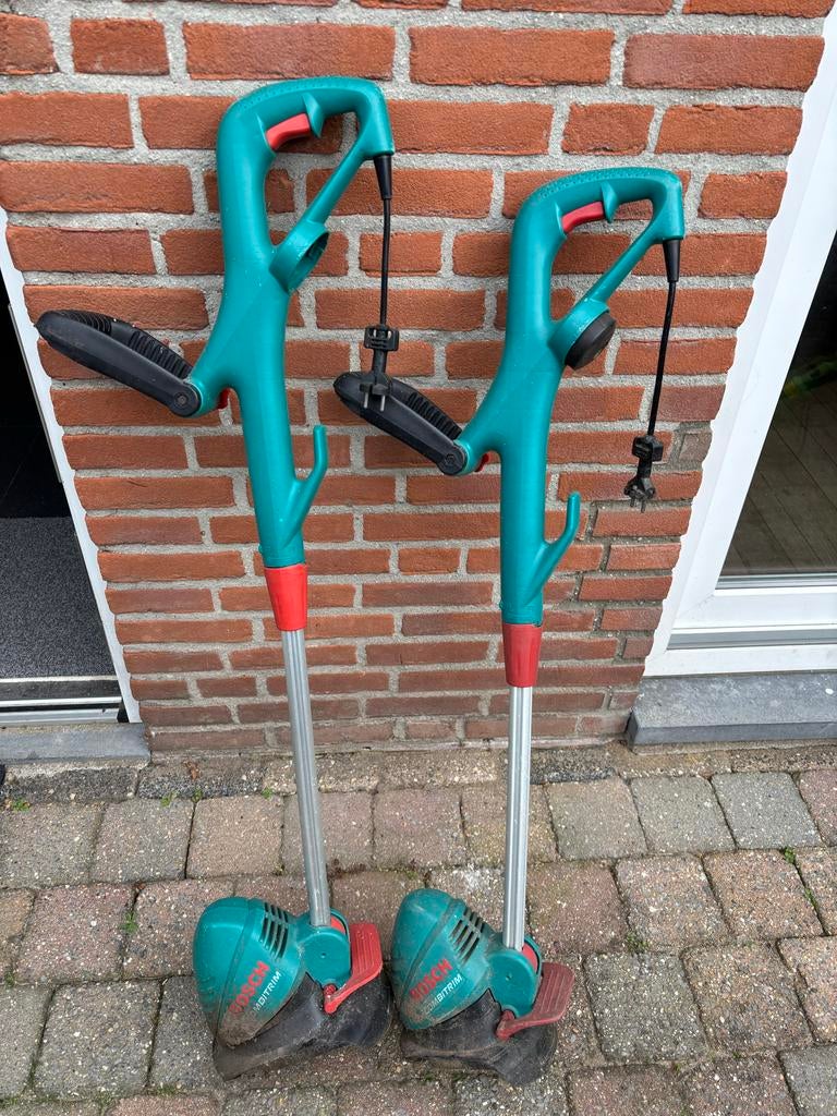 Bosch Combitrim elektrische grastrimmers (set van 2), Tuin en Terras, Grastrimmers, Gebruikt, Elektrisch, 50 cm of meer, Ophalen