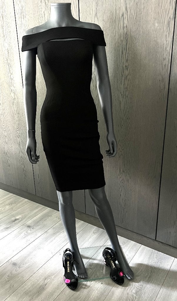 Nieuw! ASOS - zwarte bodycon dress - 34/36 (XS-S), Verzenden, Zwart, Nieuw, Maat 36 (S)