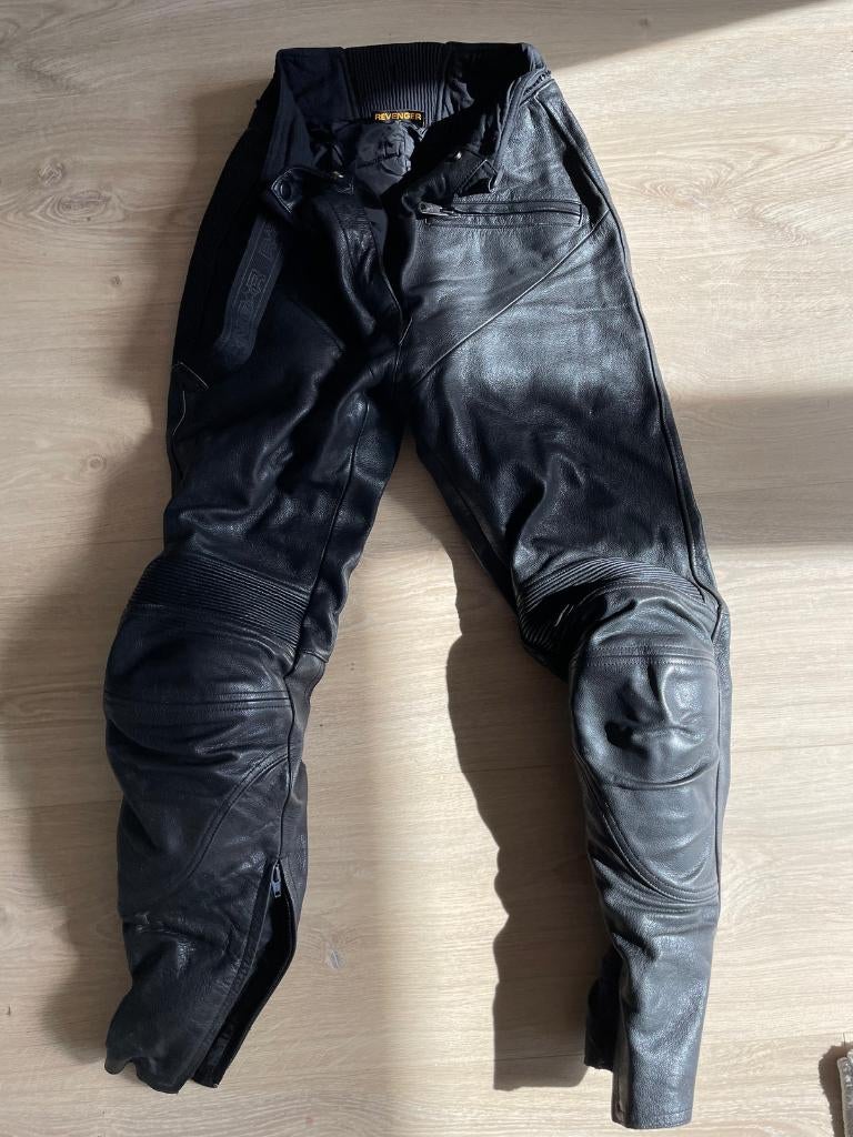 leren motorbroek Revenger, Motoren, Kleding | Motorkleding, Ophalen, Tweedehands, Broek | leer