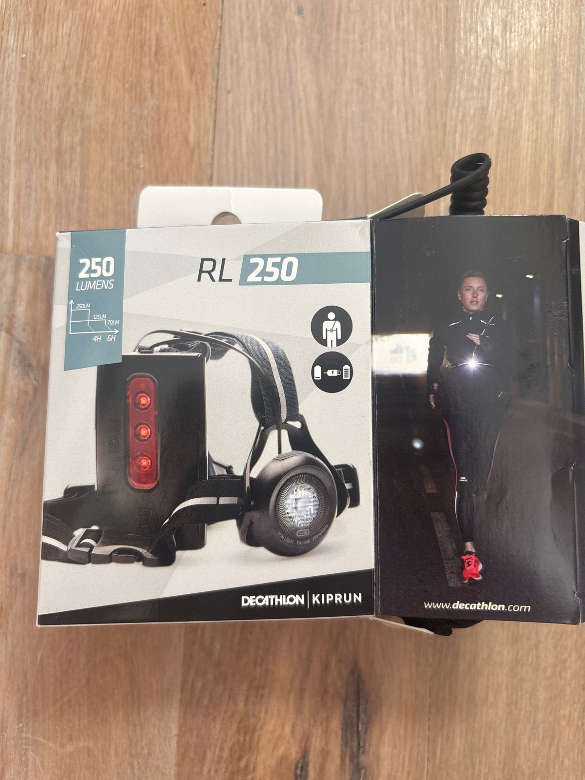 Decathlon Kiprun RL 250 Hardloop Hoofdlamp 250 Lumen, Overige merken, Overige typen, Nieuw, Ophalen of Verzenden