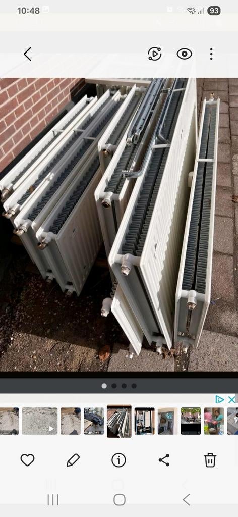 Wij hallen gratis oud ijzer alle metalen radiatoren, Doe-het-zelf en Verbouw, Verwarming en Radiatoren, Ophalen, 30 tot 80 cm