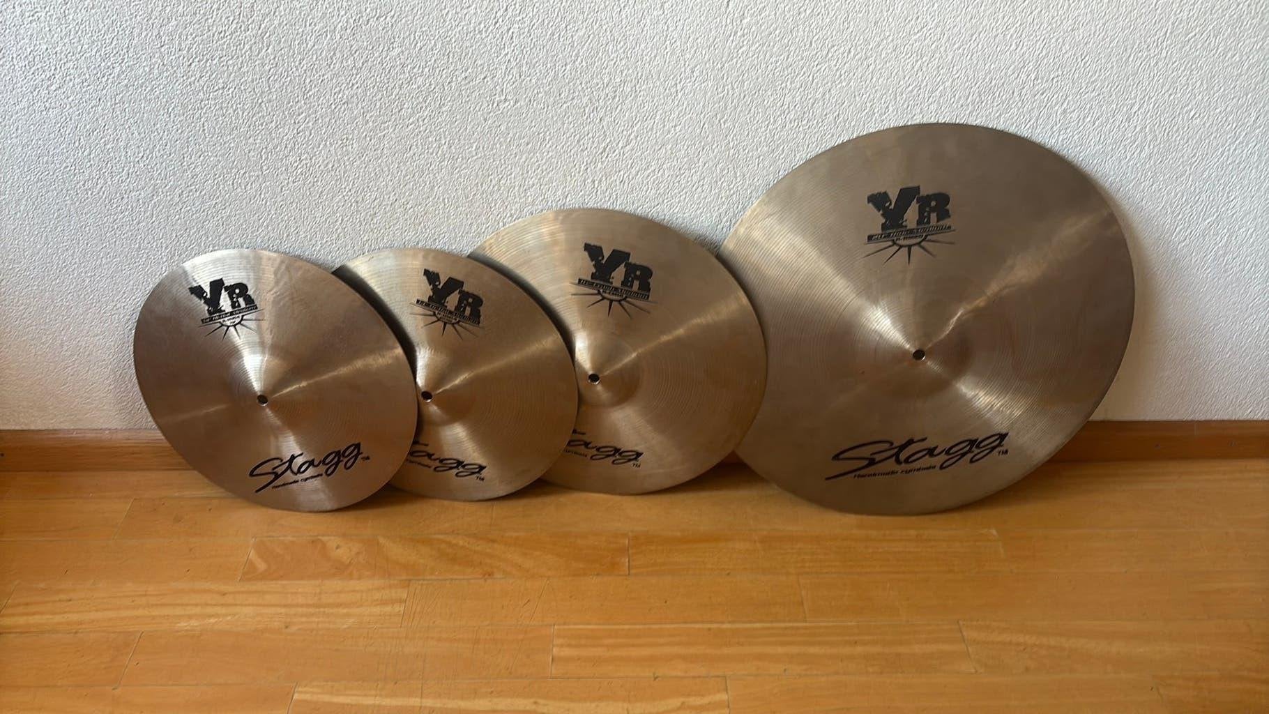 Stagg YR Medium bekkenset 20/ 16/ 14 inch /voor jazz en rock, Ophalen, Zo goed als nieuw, Overige merken
