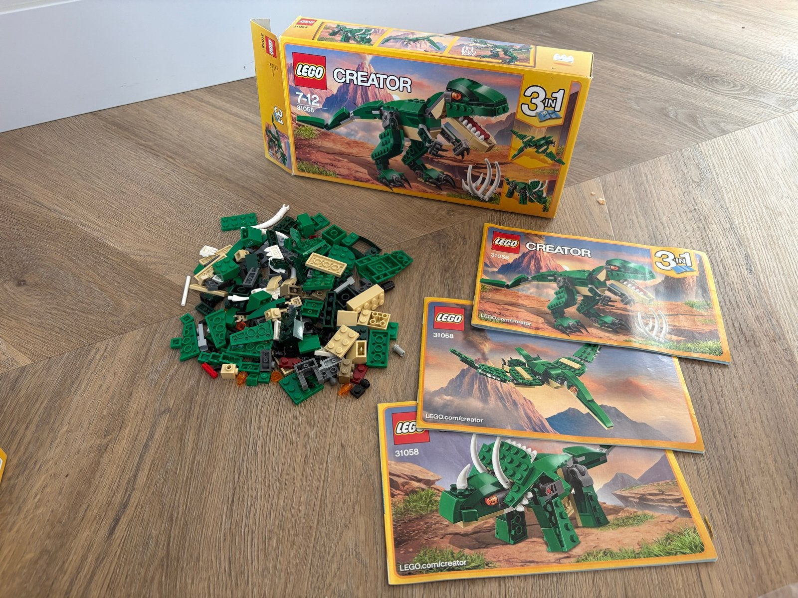LEGO Creator 31058 Groene Dinosaurus 3-in-1, Ophalen of Verzenden, Gebruikt