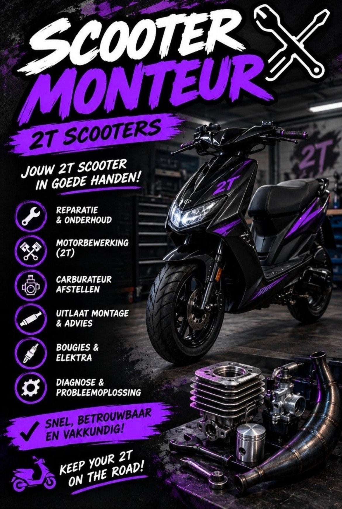 ️Probleem Met Uw Scooter‼️ 046, Twee personen