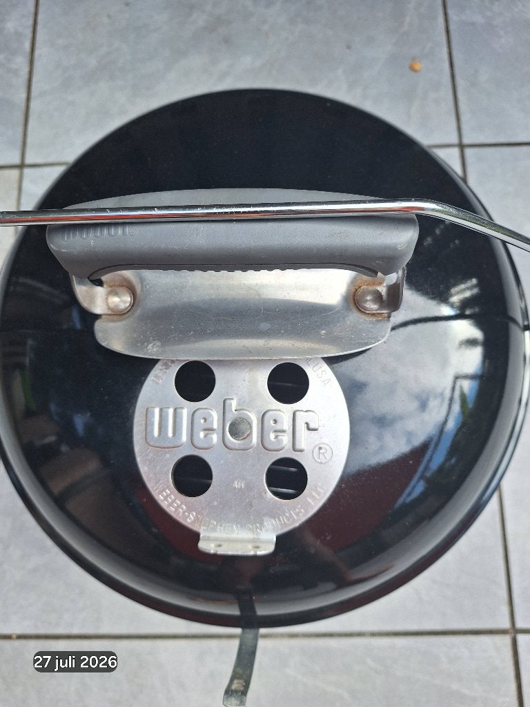 Goed onderhouden Weber tafelmodel BBQ, Ophalen, Gebruikt, Weber