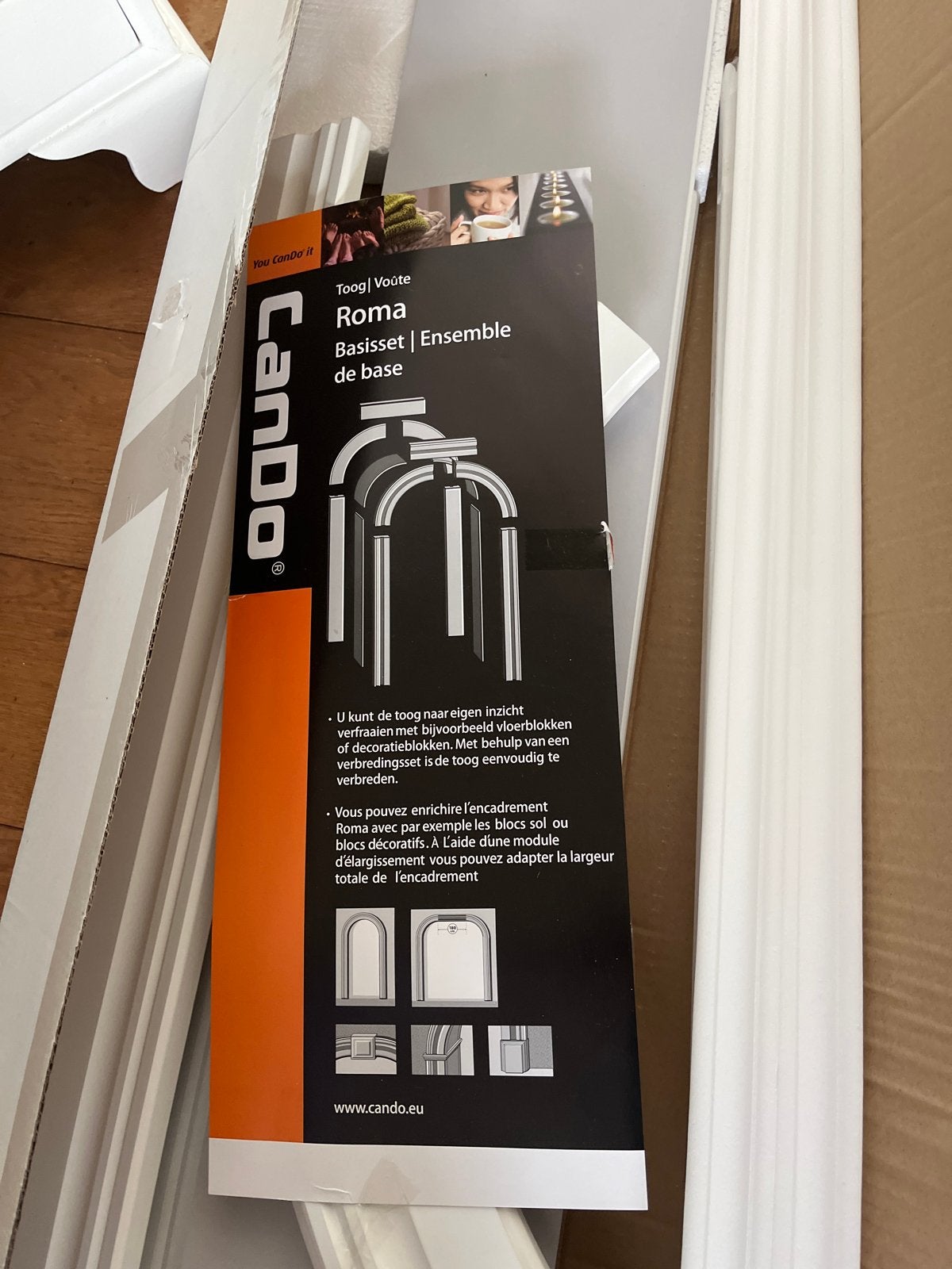 Cando Roma Basisset Toog/Vooste - Nieuw in doos, Doe-het-zelf en Verbouw, Ophalen of Verzenden, Mdf, 200 tot 250 cm, Lijsten