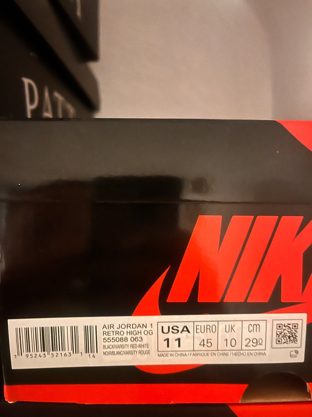 Nike Air Jordan 1 Retro High OG Patent Bred Maat 45, Kleding | Heren, Schoenen, Ophalen, Nieuw, Zwart, Sneakers of Gympen
