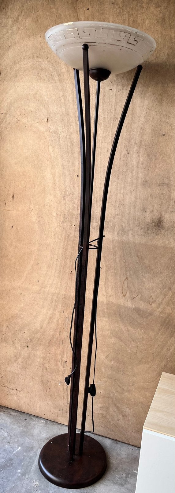 Vloerlamp Retro/vintage, Huis en Inrichting, Lampen | Vloerlampen, Ophalen, Gebruikt, E27 (groot), Metaal