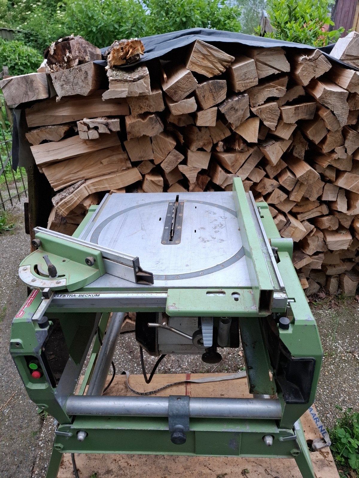 Elektra Beckum KGT 500 Afkort- en Tafelzaag, Doe-het-zelf en Verbouw, Gereedschap | Zaagmachines, Ophalen of Verzenden