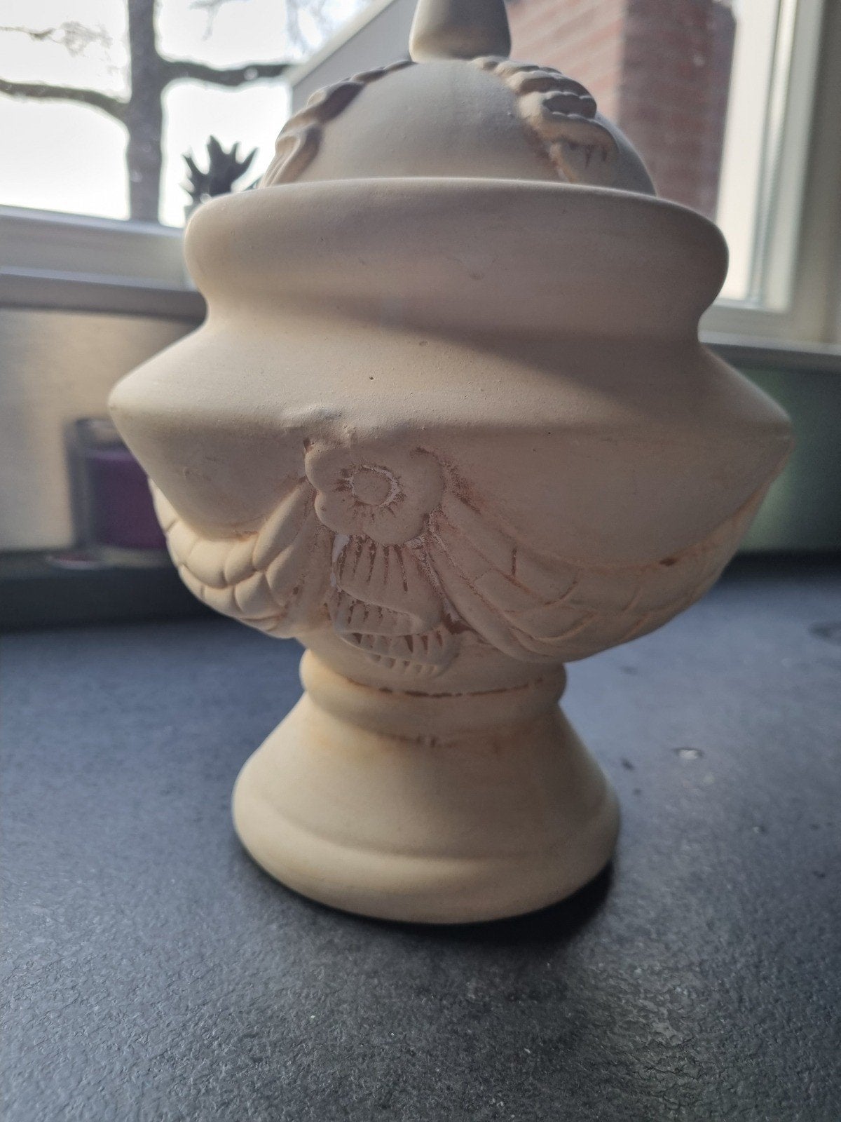 Decoratieve pot met deksel - Vintage Barok Griekse Stijl, Ophalen of Verzenden