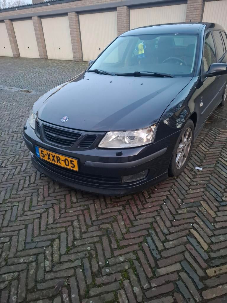 Van een liefhebber  voor een liefhebber saab 9-3 2.0 T, Voorwielaandrijving, 4 cilinders, Zwart, Stationwagon