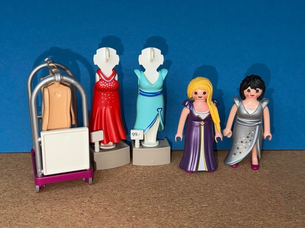 Apr 200: playmobil: ames met verwisselbare jurken en paspop, Ophalen of Verzenden, Zo goed als nieuw, Los playmobil