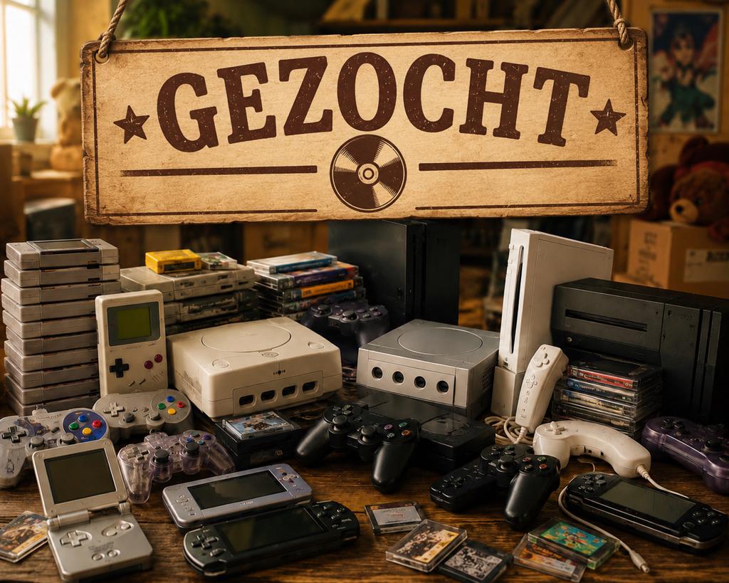 Gezocht: oude spellen en spelcomputers, Spelcomputers en Games, Spelcomputers | Overige, Gebruikt, Ophalen of Verzenden