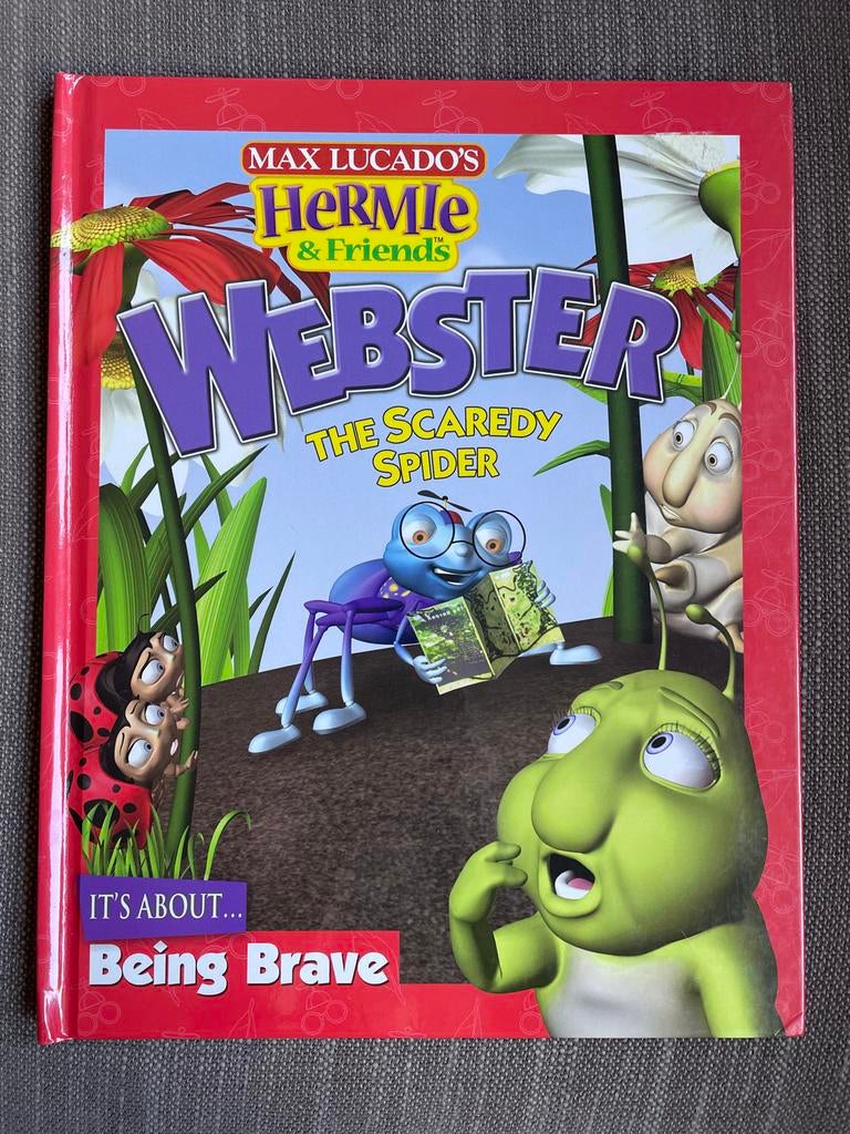 Max Lucado's Hermie & Friends: Webster The Scaredy Spider, Ophalen of Verzenden, Zo goed als nieuw, Christendom | Protestants