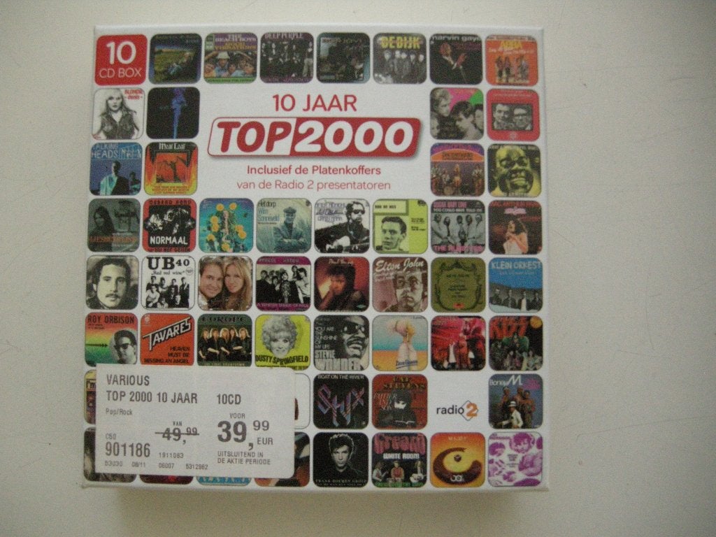 Top 2000 10 Jaar - 10CD nieuwst., Ophalen, Zo goed als nieuw, Boxset