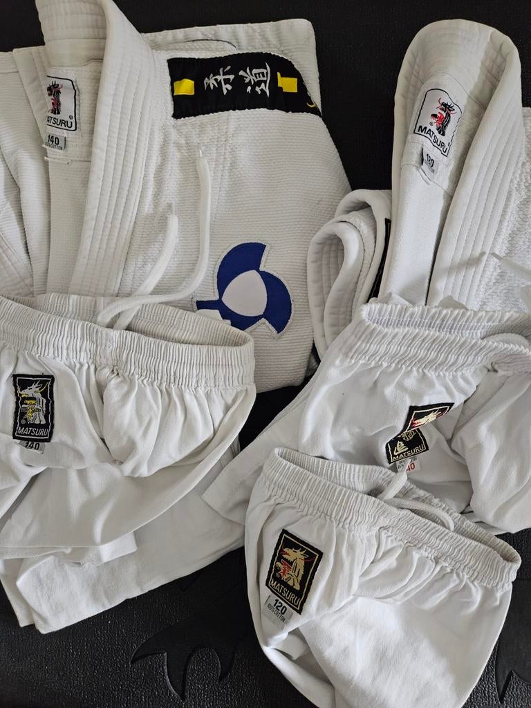 Matsuru Judopakken Maat 120 en 140, Sport en Fitness, Maat XS of kleiner, Ophalen of Verzenden, Gebruikt, Judo