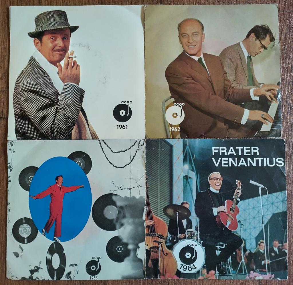 4 singles serie Premieplaat, Originele persing, Ophalen of Verzenden, Gebruikt, Nederlandstalig