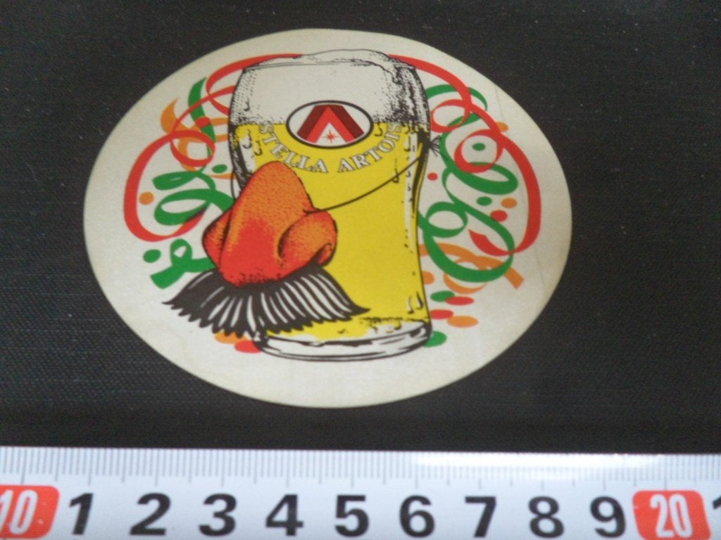 sticker stella artois bier pils glas feestneus *, Ophalen of Verzenden, Zo goed als nieuw