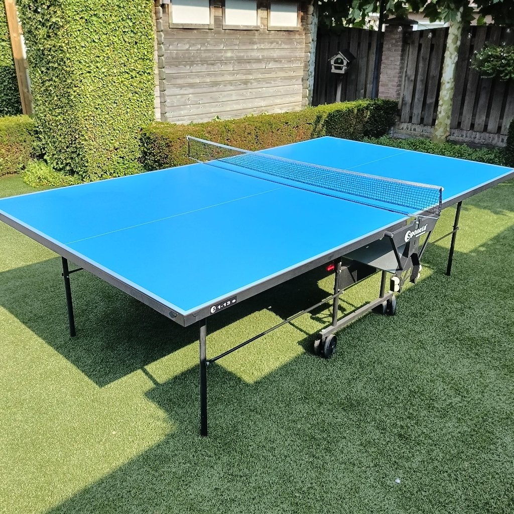 Tafeltennistafel outdoor (opklapbare), Sport en Fitness, Tafeltennis, Ophalen, Zo goed als nieuw, Tafel Outdoor, Verrijdbaar