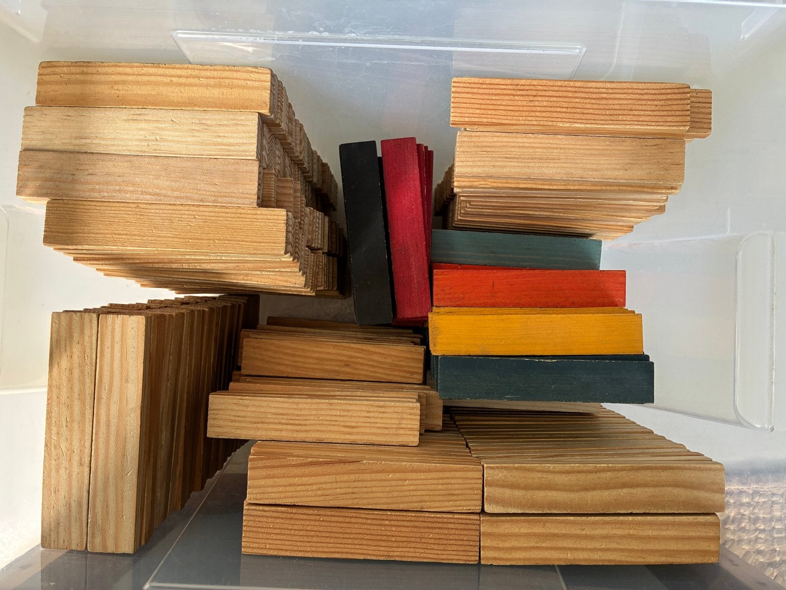 Meer dan 300 Kapla latjes met gekleurde latjes, Ophalen, Gebruikt, Overige merken
