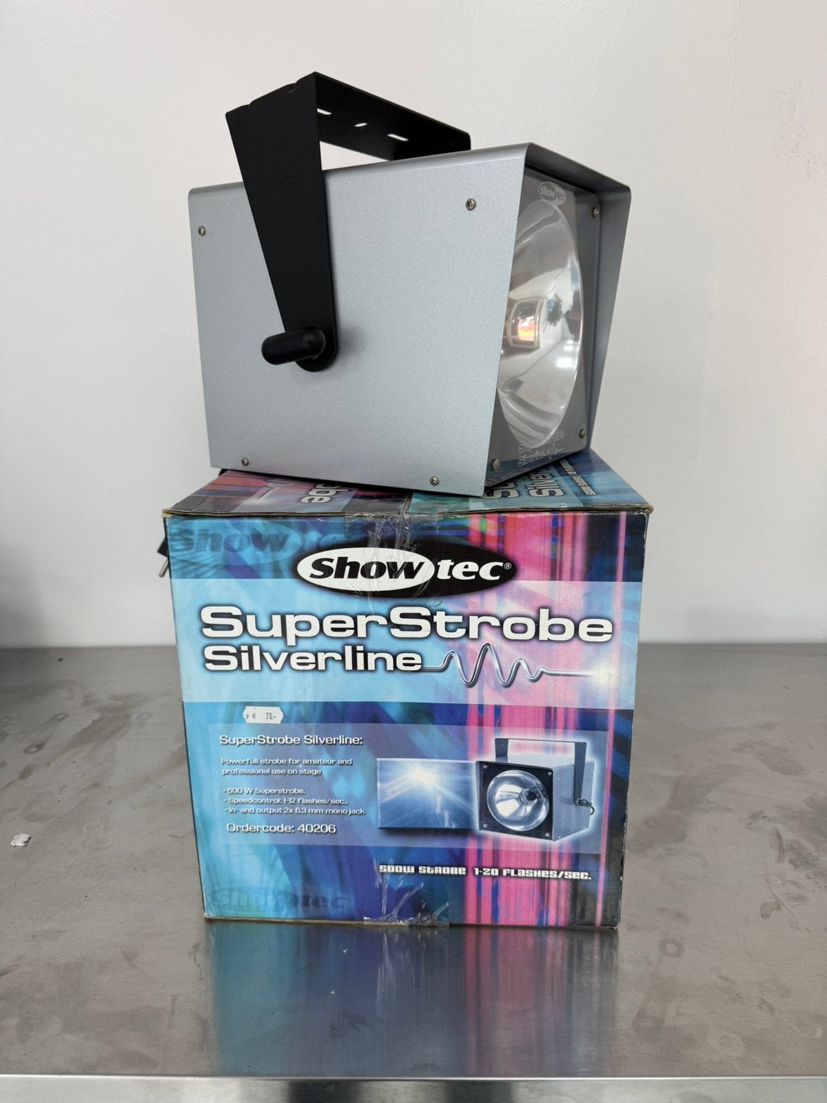 2x nieuwe Showtec superstrobo silverline, Stroboscoopeffect, Showtec, ., Nieuw