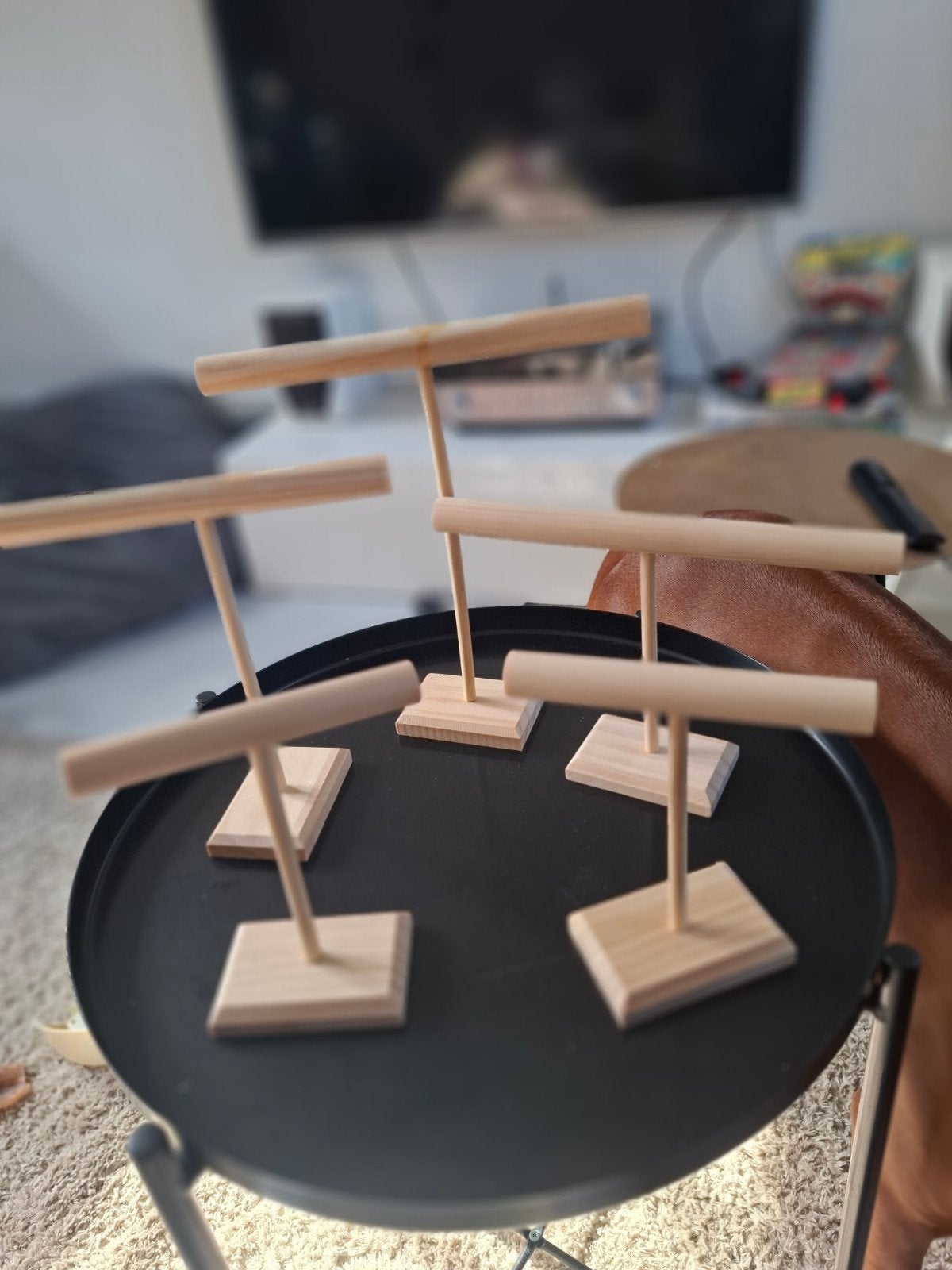 Houten sieradenstandaards,sieraden organizers, Ophalen of Verzenden, Nieuw, Overige kleuren, Hout