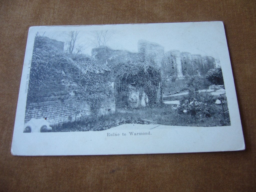 WARMOND  =  RUINE    BRIEFKAART, Verzamelen, Verzenden, Voor 1920, Ongelopen, Zuid-Holland