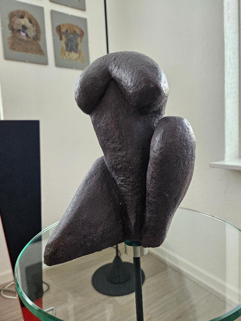 Abstract Vrouwenfiguur, Antiek en Kunst, Ophalen of Verzenden, Handgemaakt, 20 - 50 cm, Steen of Keramiek