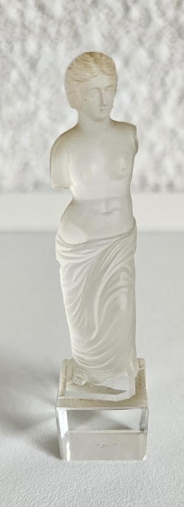 Uniek: miniatuur Venus van mat glas uit ca 1930, Ophalen