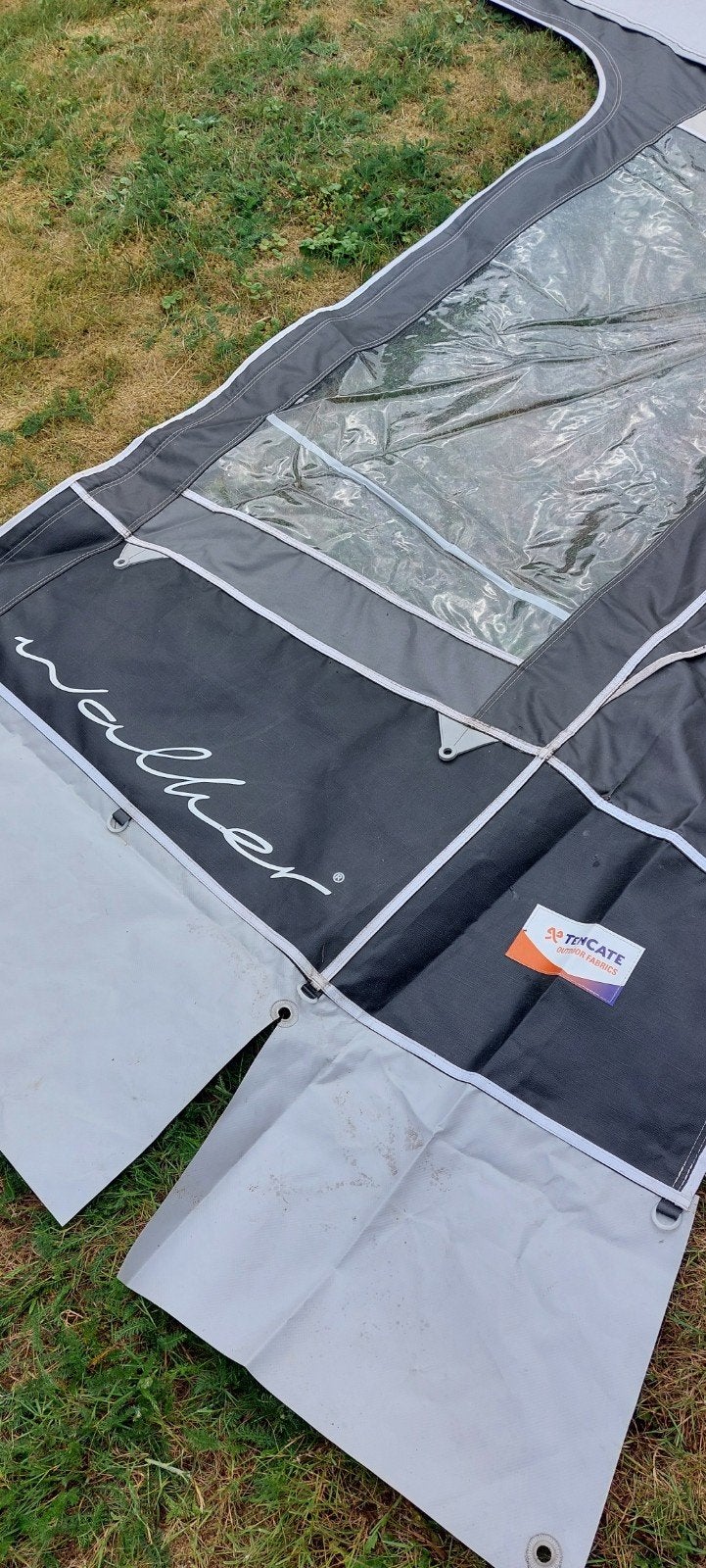 Walker Atrium 300 de Luxe voortent met uitbouw, Ophalen, Zo goed als nieuw