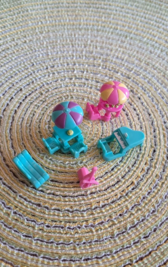 Polly Pocket - Accessoires voor Clubhouse - Bluebird 1995, Ophalen of Verzenden, Gebruikt