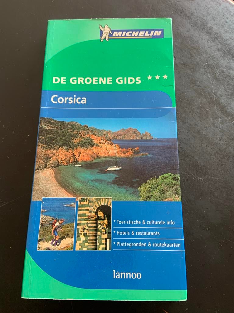 Michelin De Groene Gids Corsica - Reisgids Lannoo, Frankrijk, Ophalen of Verzenden, 1800 tot 2000, Landkaart