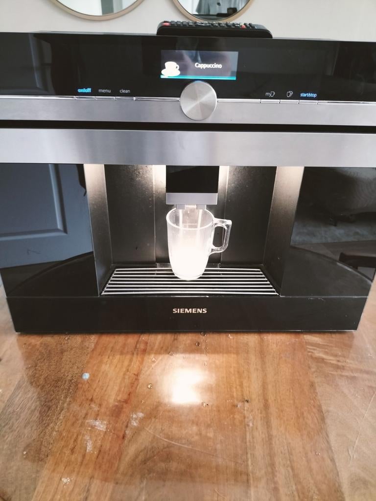 Siemens koffiemachine inbouw, Ophalen of Verzenden, Zo goed als nieuw, Koffiemachine