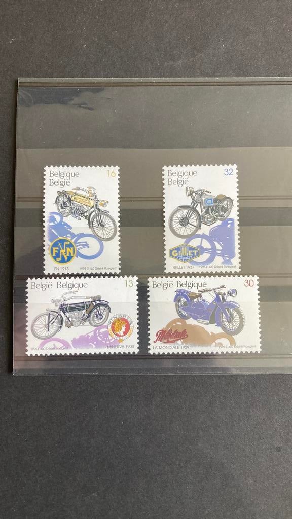 België 2615/18 motoren post fris/1633, Ophalen of Verzenden, Overige thema's