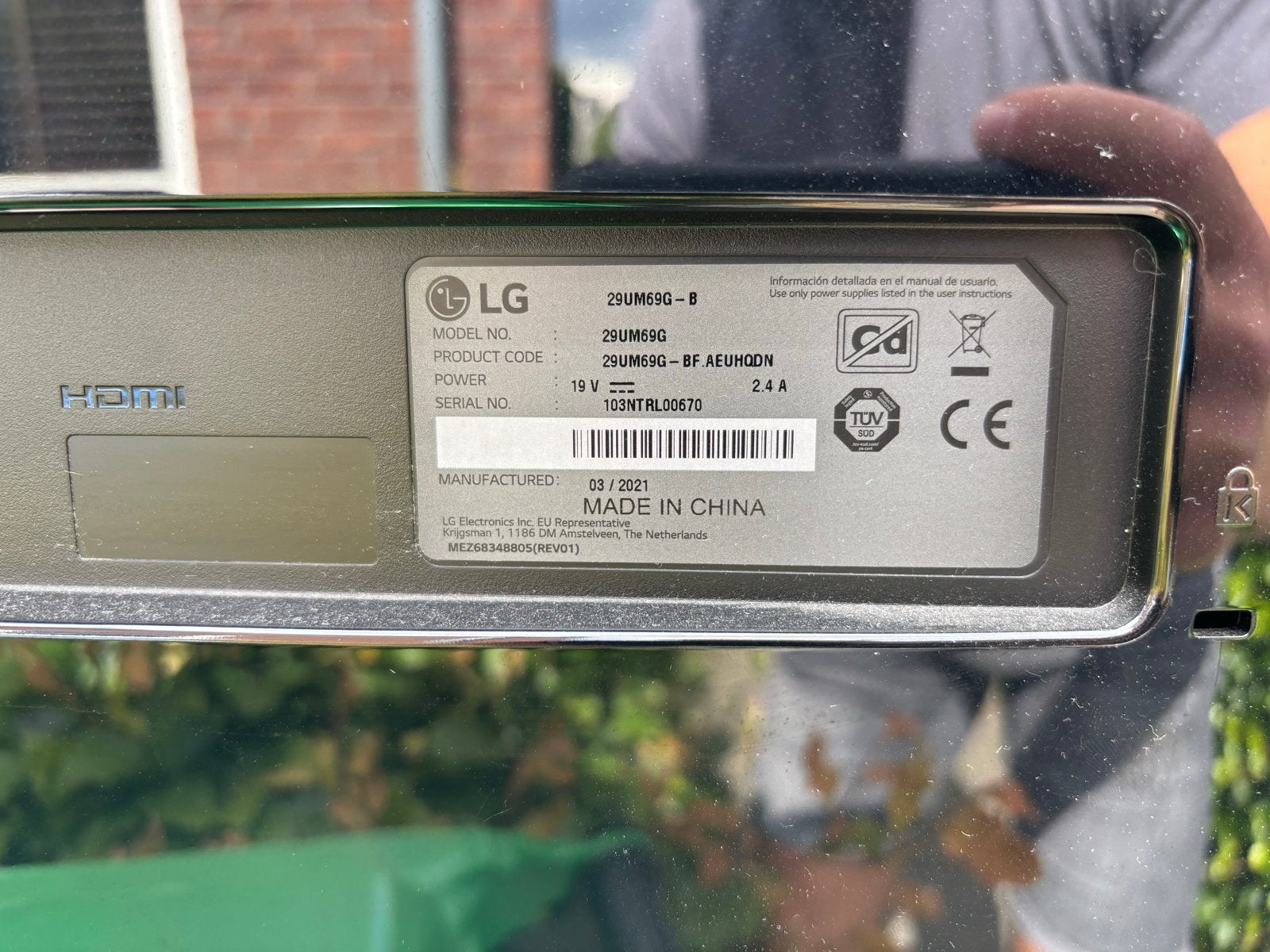 LG 29UM69G-B Ultrawide Monitor - Zo goed als nieuw, Computers en Software, Monitoren, HDMI, IPS, Full HD, Zo goed als nieuw