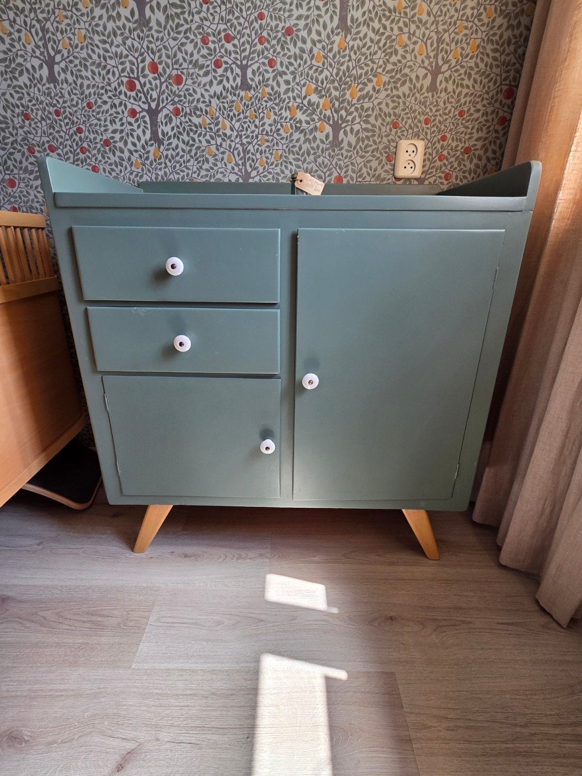 Vintage commode, Ophalen, Gebruikt, 50 tot 70 cm, 100 cm of meer