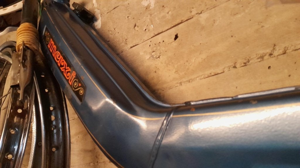 Puch Maxi blauw Nostalgie frame, Fietsen en Brommers, Ophalen, Gebruikt, Frame
